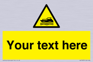 Custom Warning motorised watercraft